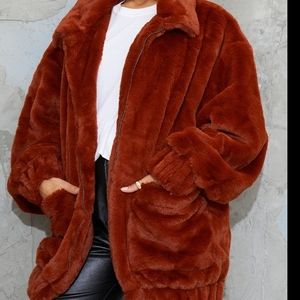 Pretty Little Thing Faux Fur Coat